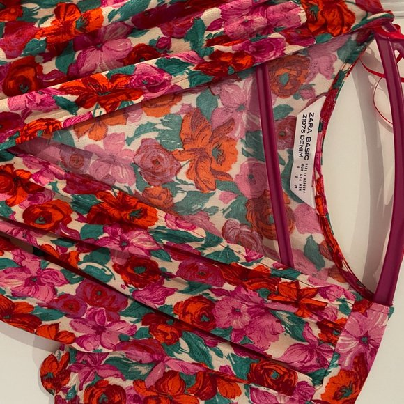 SIZE S ZARA MINI WRAP DRESS - Picture 2 of 2